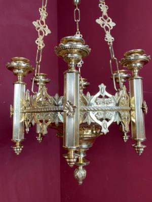 Sanctuary Lamps en Brass / Bronze / Polished and Varnished, France 19 th century ( Anno 1890 )