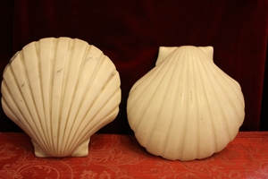 Shells en Carrara Marble, Belgium 19th century