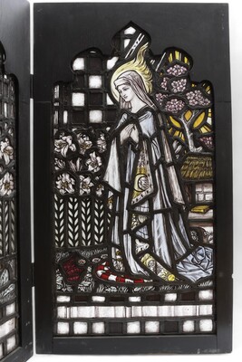 Stained Glass Windows Annunciation Expected ! en Glass, Netherlands