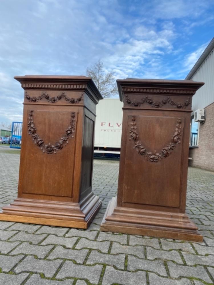 Pair  Statue Stands