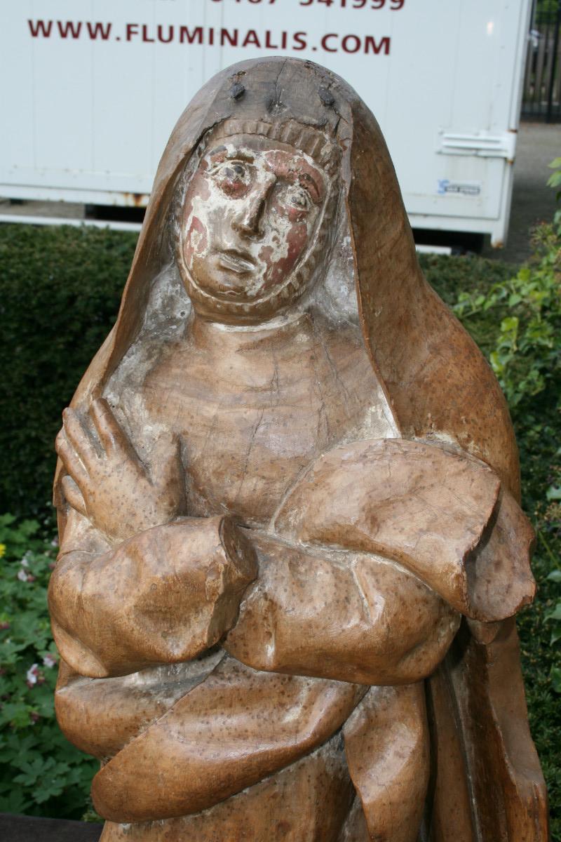 RELIGIOUS STATUE WOOD