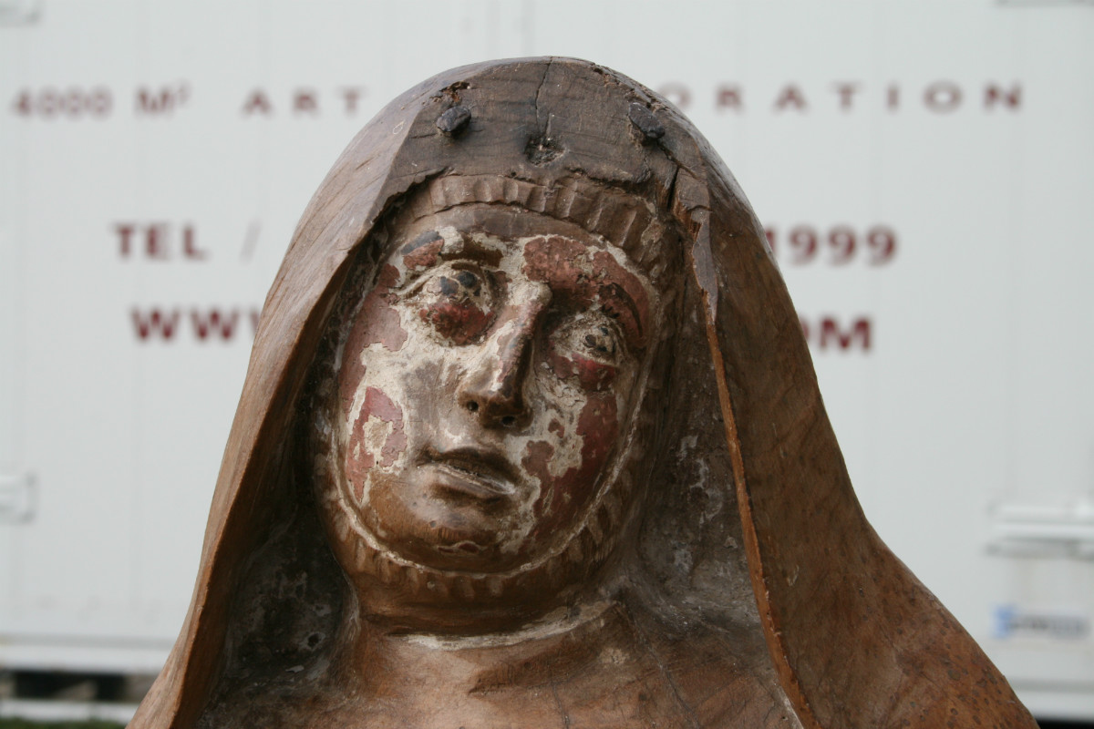 RELIGIOUS STATUE WOOD