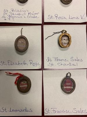 Series Of 13 Relics Originally Sealed Italy 19th century