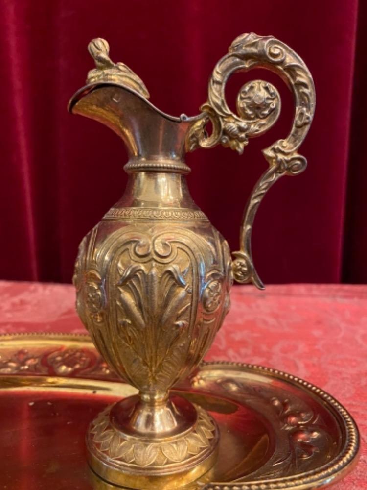 Set Baroque - Style Cruets Full Silver