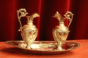 Cruets en full silver, France 19th century ( anno 1870 )