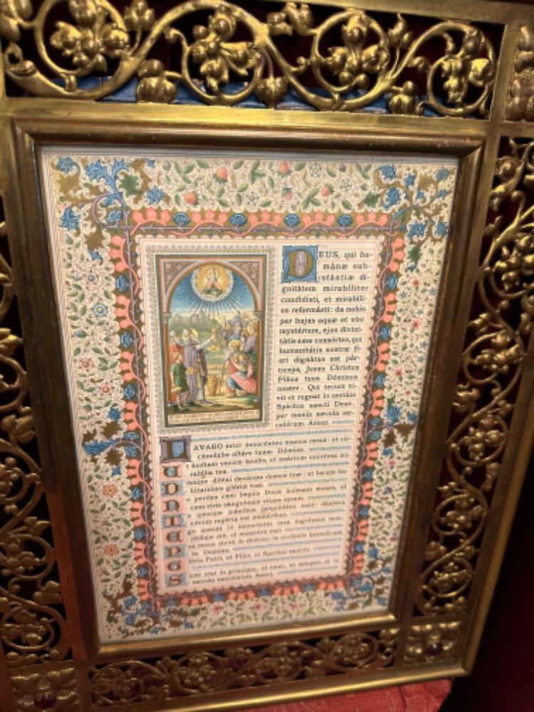 Set Gothic - Style Canon Boards Measurements : 1 X 63 W X 45 H Cm. 2 X 35 W  X 45 H Cm.