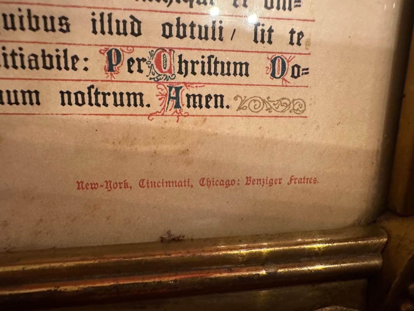 Set Romanesque - Style Canon Boards Measurements : 1 X 43 W X 52 H Cm. 2 X 30 W  X 47 H Cm.