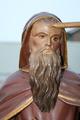 St. Antonius Abt /  Abbot en HAND-CARVED WOOD, Belgium 19th century ( anno 1865 )