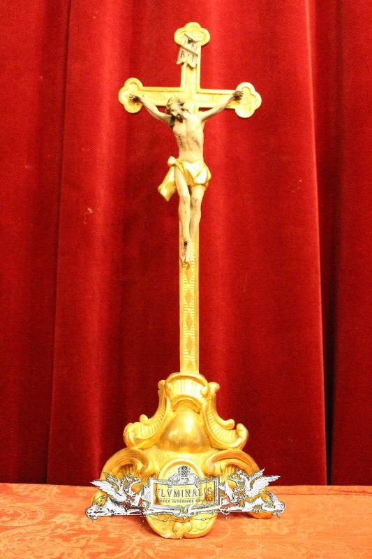 1 Baroque Cross + Corpus - Altar- & Processional Crosses - Fluminalis