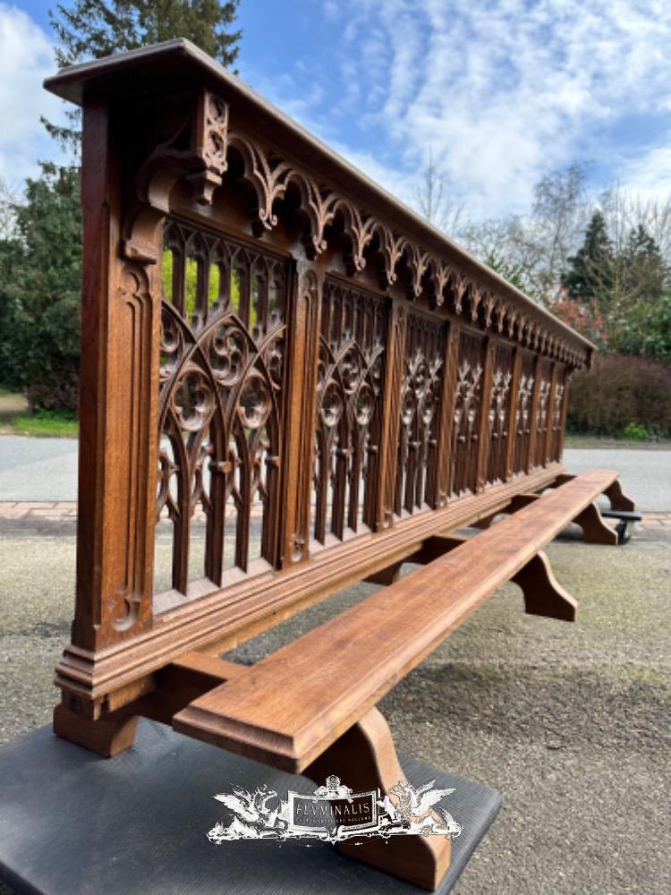 1 Gothic - Style Communion Rail - New Arrivals 2023 - Fluminalis