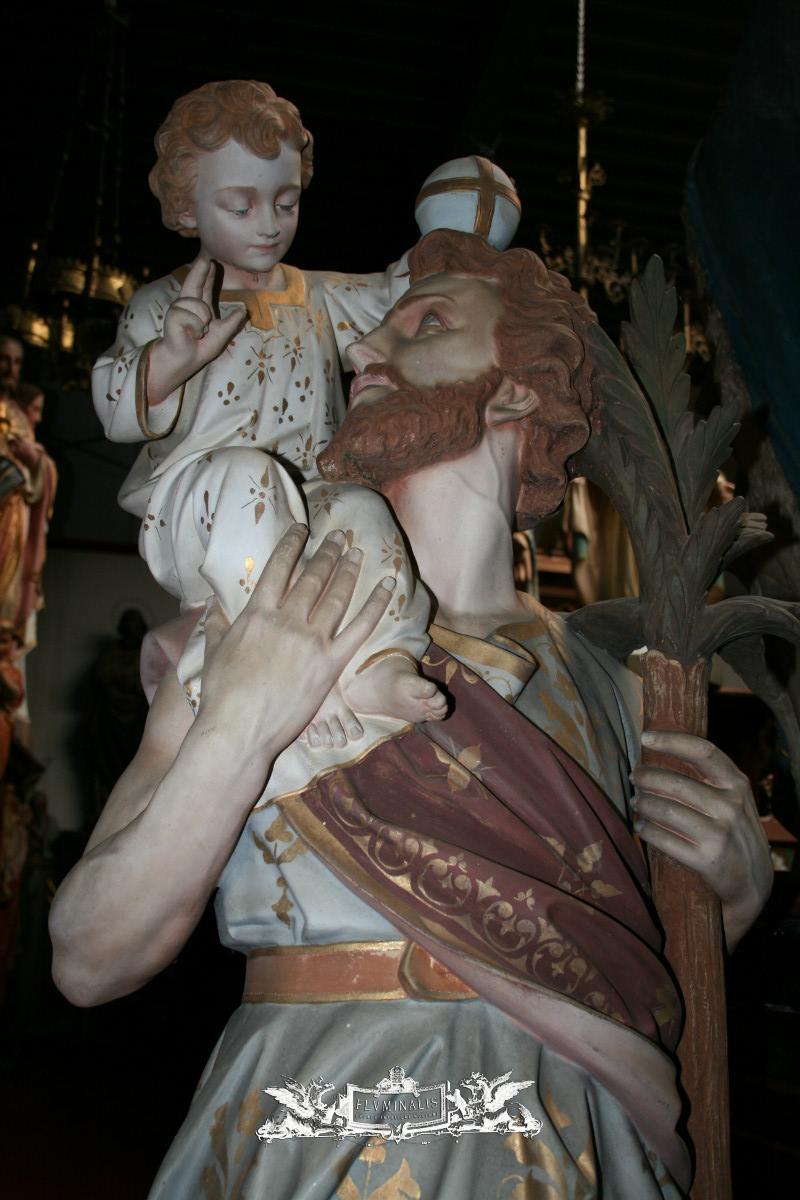 1 St. Christophorus - Religious Church Statues III - Fluminalis