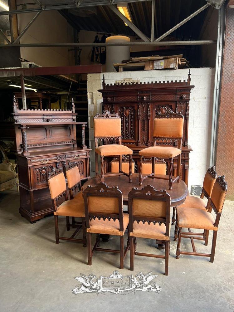 Gothic style Complete Set Furniture Tables & Seats &